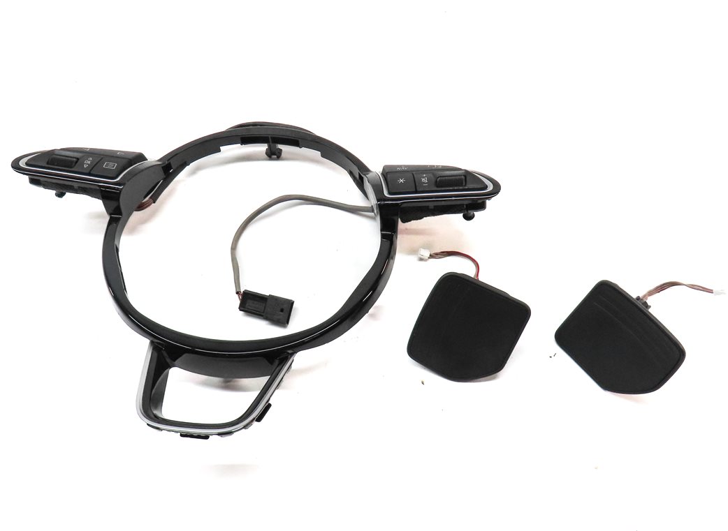 Thumbnail 2: 2018 AUDI Q3 (8U) STEERING WHEEL TRIM SWITCH BUTTON SET w/ PADDLES