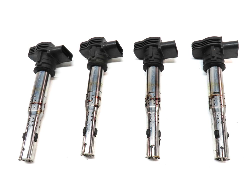 Thumbnail 5: 07-17 AUDI A3 A4 S4 A5 S5 A6 Q3 Q5 R8 TT BEETLE JETTA 2.0L IGNITION COIL SET 4