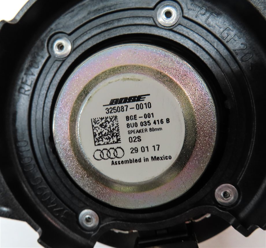 Thumbnail 14: 2018 AUDI Q3 (8U) RADIO STEREO BOSE AUDIO SUBWOOFER SUB TWEETER SPEAKER SET-13
