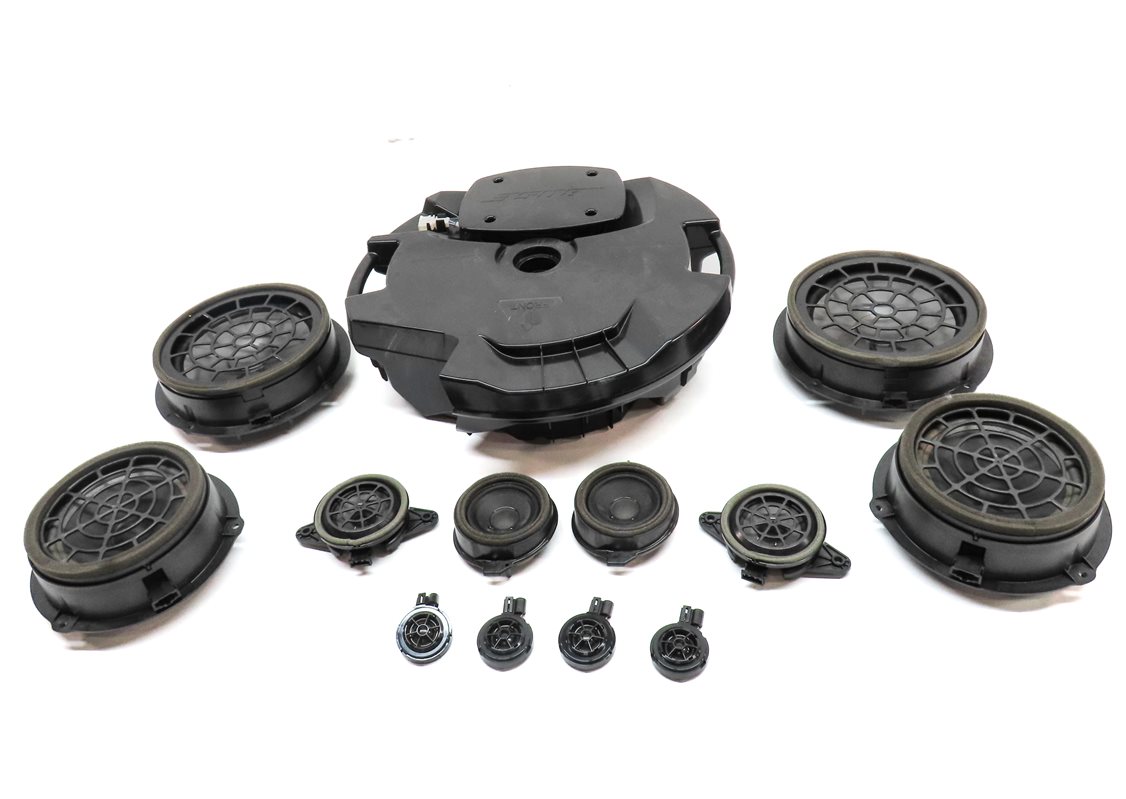 Thumbnail 2: 2018 AUDI Q3 (8U) RADIO STEREO BOSE AUDIO SUBWOOFER SUB TWEETER SPEAKER SET-13