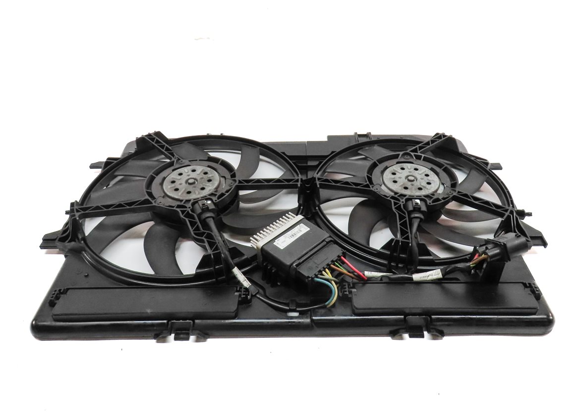 Thumbnail 5: 16-18 AUDI A6 Q3 (C7 8U) 2.0L TURBO ENGINE RADIATOR COOLING FAN SHROUD ASSEMBLY