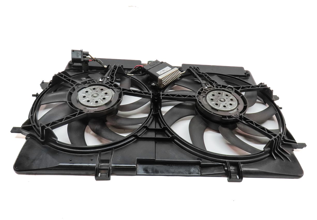 Thumbnail 6: 16-18 AUDI A6 Q3 (C7 8U) 2.0L TURBO ENGINE RADIATOR COOLING FAN SHROUD ASSEMBLY