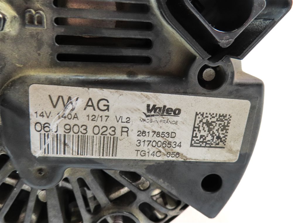 Thumbnail 7: 2015-2018 AUDI Q3 (8U) 2.0L ENGINE 140 AMP ALTERNATOR POWER GENERATOR (VALEO)