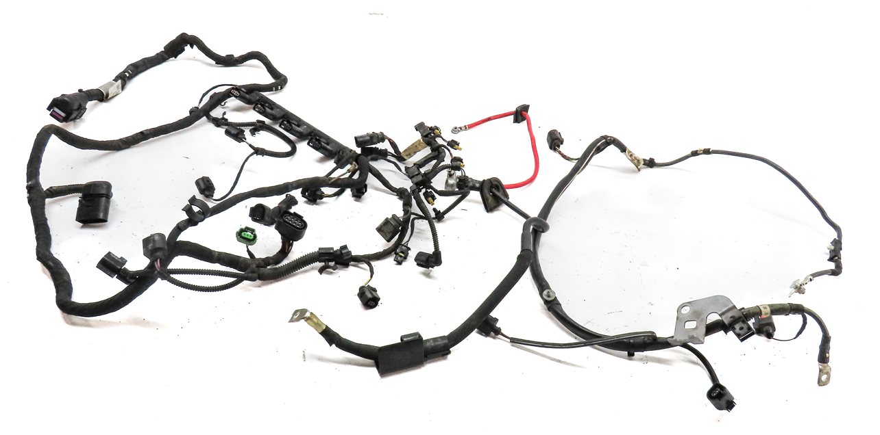 2018 AUDI Q3 (8U) AUTO A/T 2.0L CCTA TURBO ENGINE WIRE WIRING HARNESS LOOM