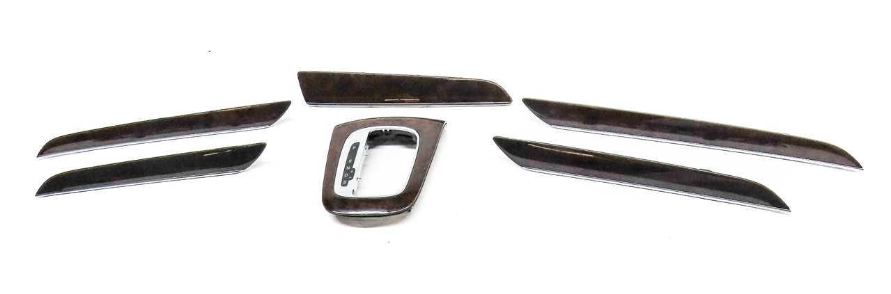 Thumbnail 3: 2018 AUDI Q3 (8U) INTERIOR DASH DOOR CONSOLE WOOD GRAIN TRIM SET-6