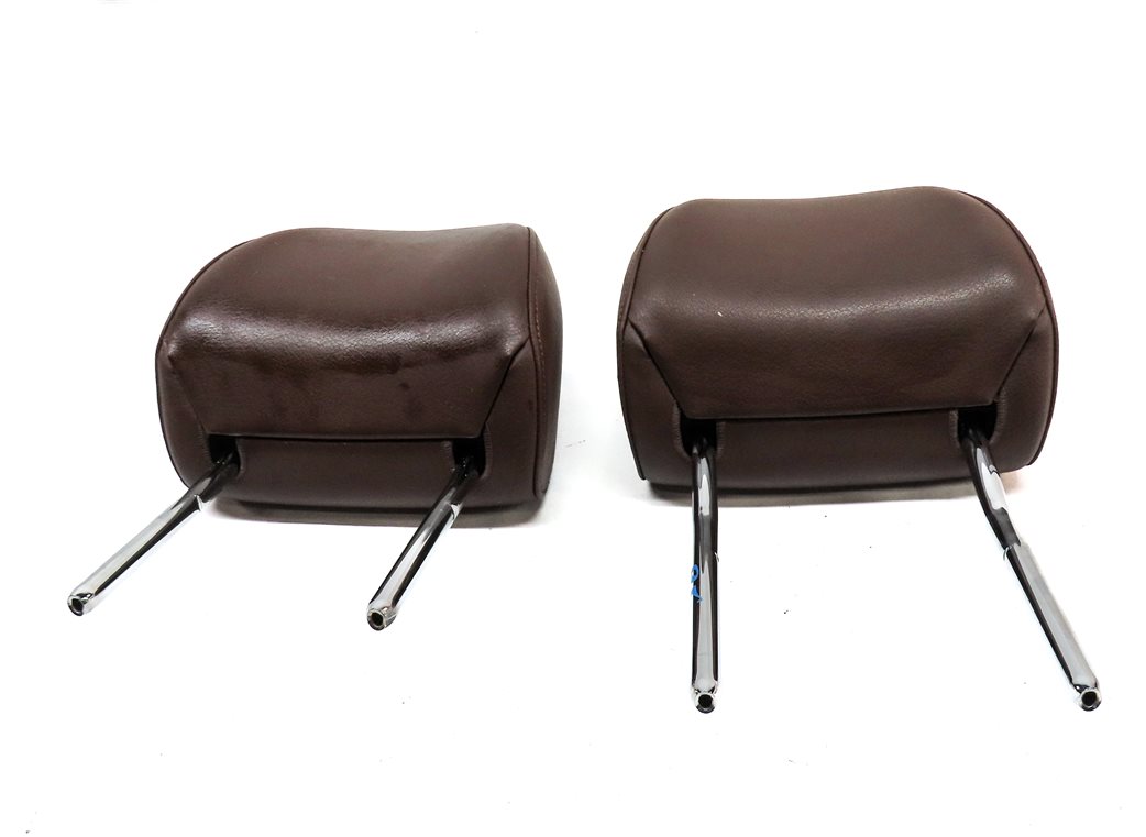 Thumbnail 2: 13-17 AUDI Q3 Q5 SQ5 (B8 8R 8U) FRONT LEFT & RIGHT SEAT HEADREST SET-2 (Brown)