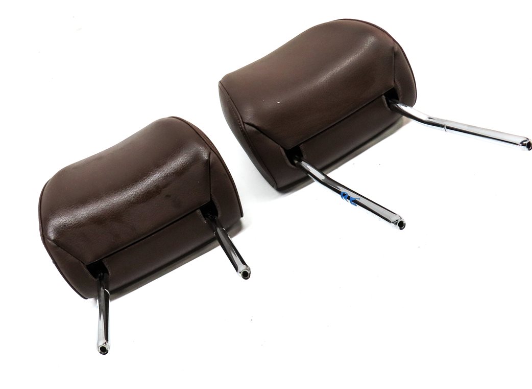 Thumbnail 3: 13-17 AUDI Q3 Q5 SQ5 (B8 8R 8U) FRONT LEFT & RIGHT SEAT HEADREST SET-2 (Brown)