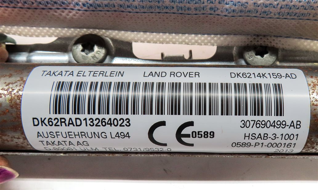 Thumbnail 5: 2014-2020 RANGE ROVER SPORT (L494) RIGHT PASSENGER SIDE CURTAIN AIRBAG AIR BAG