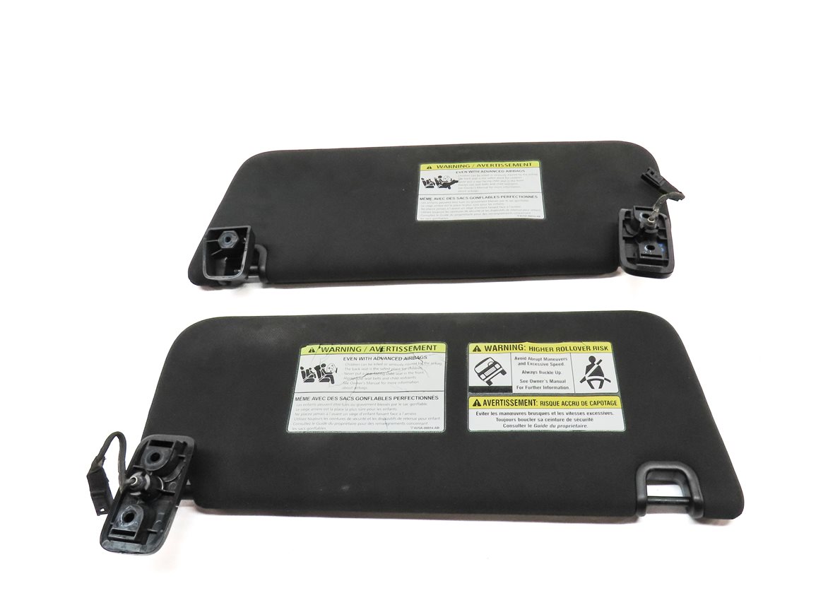 Thumbnail 5: 2014-2015 RANGE ROVER SPORT (L494) FRONT LEFT & RIGHT SUNVISOR SET-2 (Black)