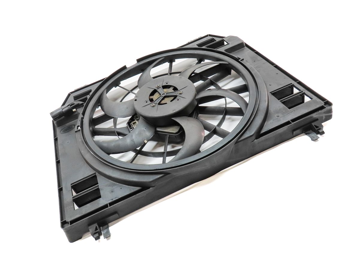 Thumbnail 3: 13-16 RANGE ROVER SPORT (L405 L494) CONDENSER ELECTRIC COOLING FAN & SHROUD