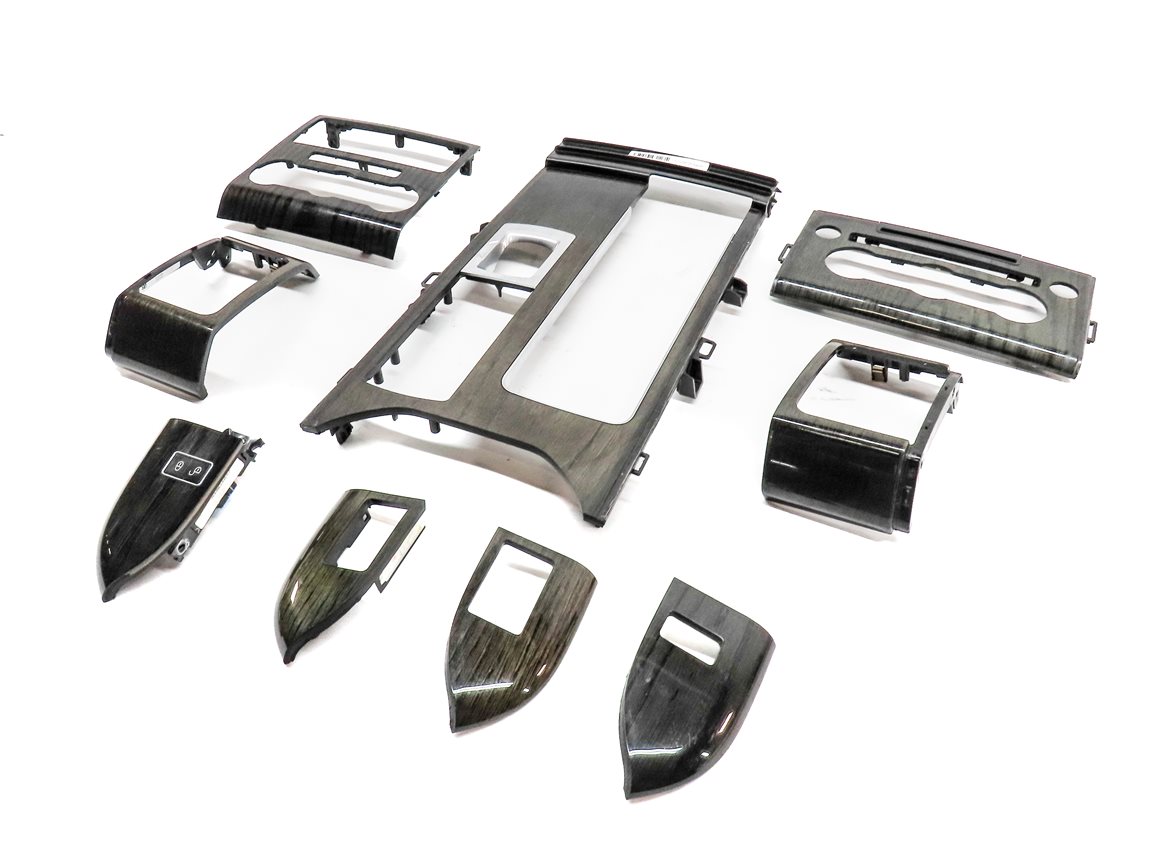 2014 ROVER SPORT (L494) INTERIOR DASH DOOR CENTER CONSOLE TRIM SET/9 (Grey Oak)