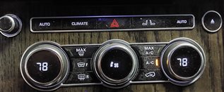 Thumbnail 2: 14-15 RANGE ROVER SPORT (L405 L494) FRONT HEATER A/C TEMPERATURE RADIO CONTROL