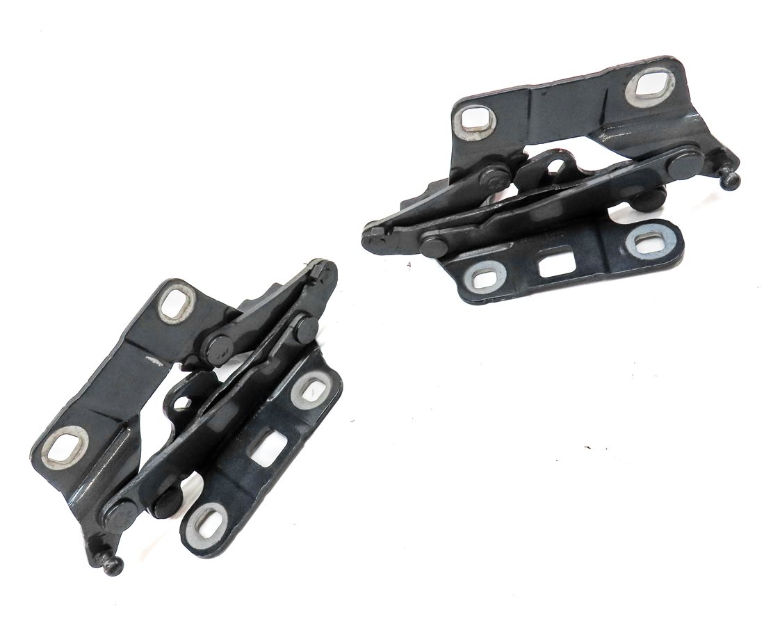 Thumbnail 3: 12-19 MERCEDES GL ML (W166 X166) FRONT LEFT & RIGHT HOOD HINGE SET (Gray)