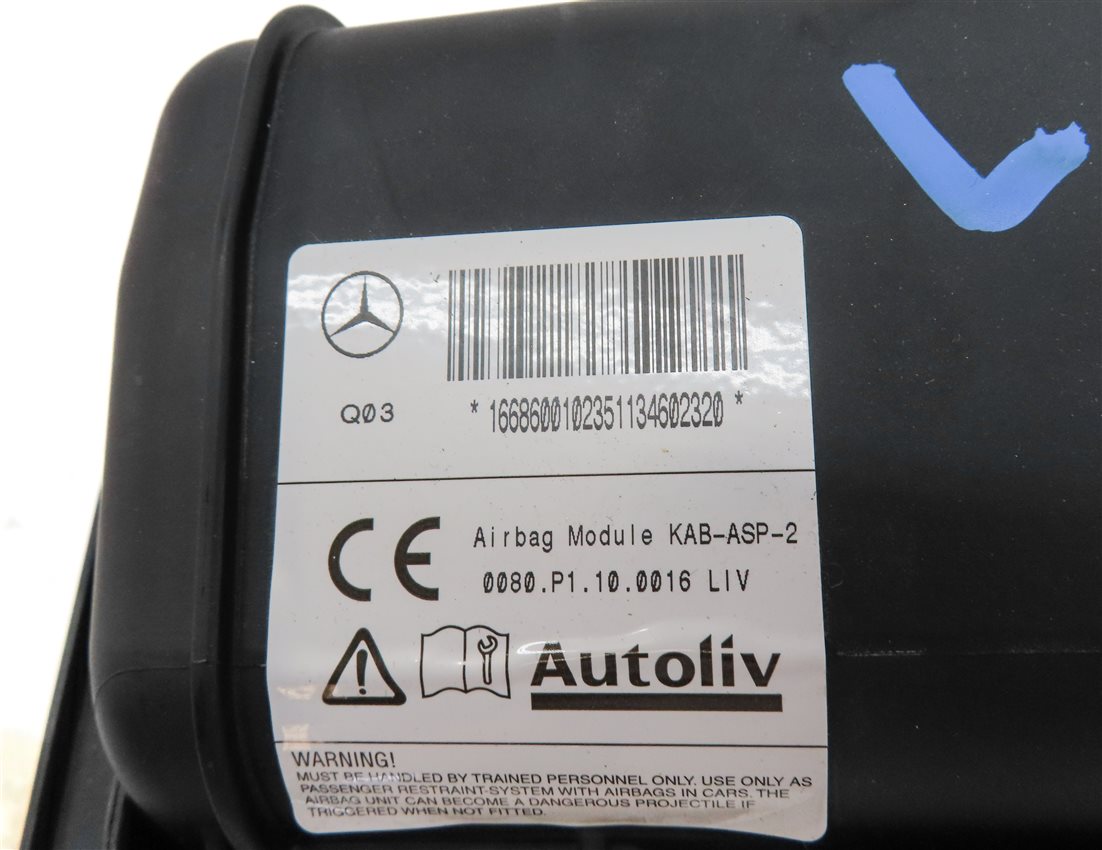 Thumbnail 6: 12-19 MERCEDES GL350 GL450 GL550 ML350 ML550 GLE (W166 X166) DRIVER KNEE AIRBAG