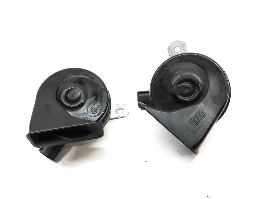 Thumbnail 2: 13-19 MERCEDES GL ML GLE GLS CLASS (W166 X166) HIGH & LOW TONE SAFETY HORN SET-2
