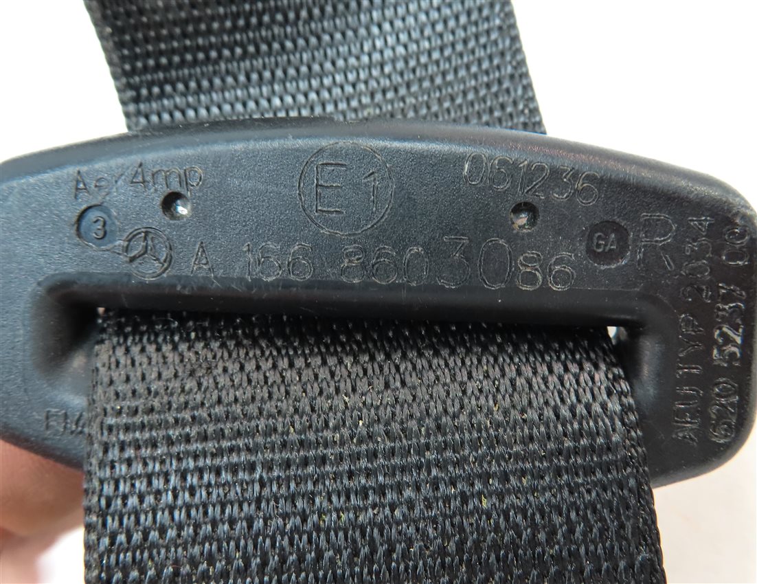 Thumbnail 5: 2012 MERCEDES ML350 (W166) REAR RIGHT SEAT SEATBELT BELT RETRACTOR (Black)