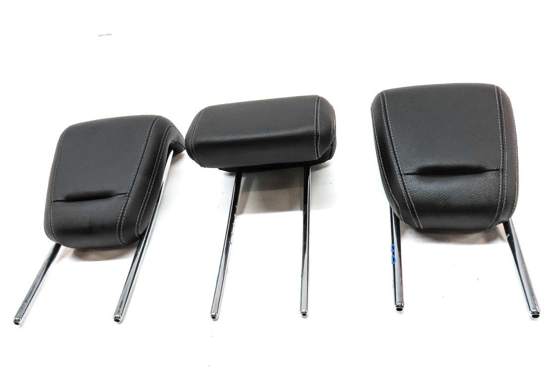 Thumbnail 2: 12-15 MERCEDES ML-CLASS (W166) REAR LEFT CENTER RIGHT SEAT HEADREST SET3 (Black)