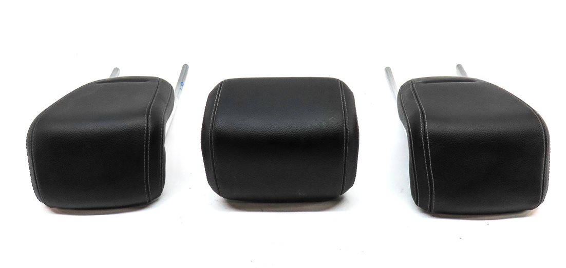 Thumbnail 4: 12-15 MERCEDES ML-CLASS (W166) REAR LEFT CENTER RIGHT SEAT HEADREST SET3 (Black)