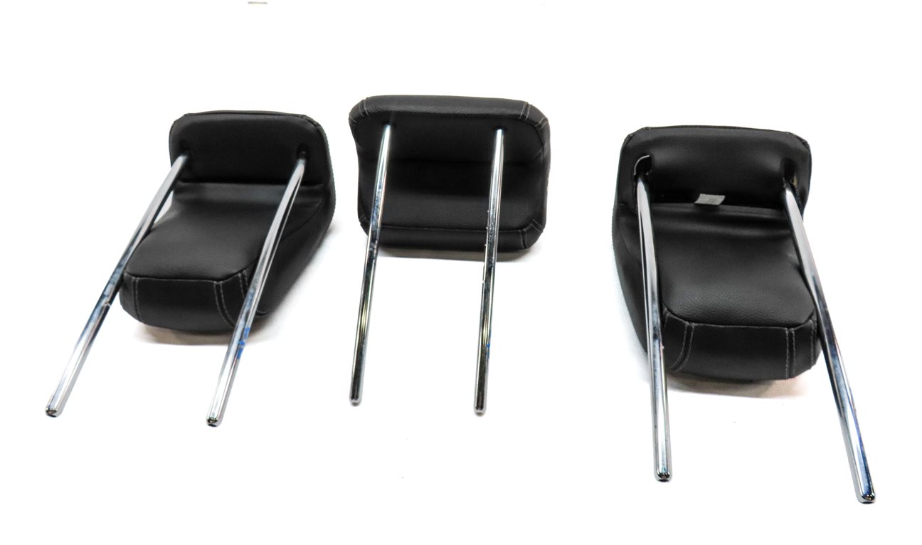 Thumbnail 6: 12-15 MERCEDES ML-CLASS (W166) REAR LEFT CENTER RIGHT SEAT HEADREST SET3 (Black)