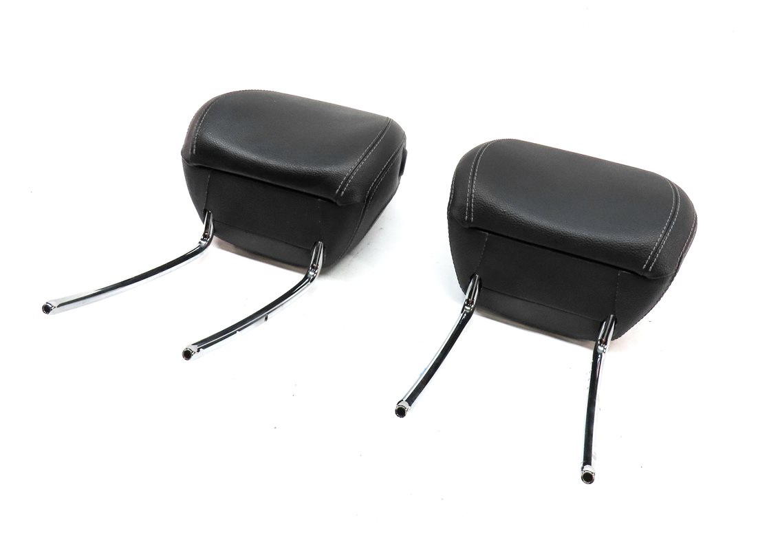 12-13 MERCEDES GL ML (W166 X166) FRONT LEFT & RIGHT SEAT HEADREST SET 2 (Black)