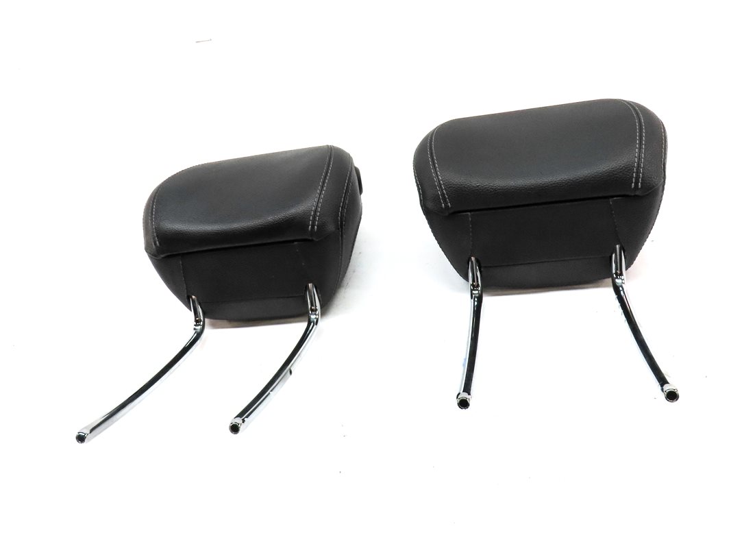Thumbnail 2: 12-13 MERCEDES GL ML (W166 X166) FRONT LEFT & RIGHT SEAT HEADREST SET 2 (Black)