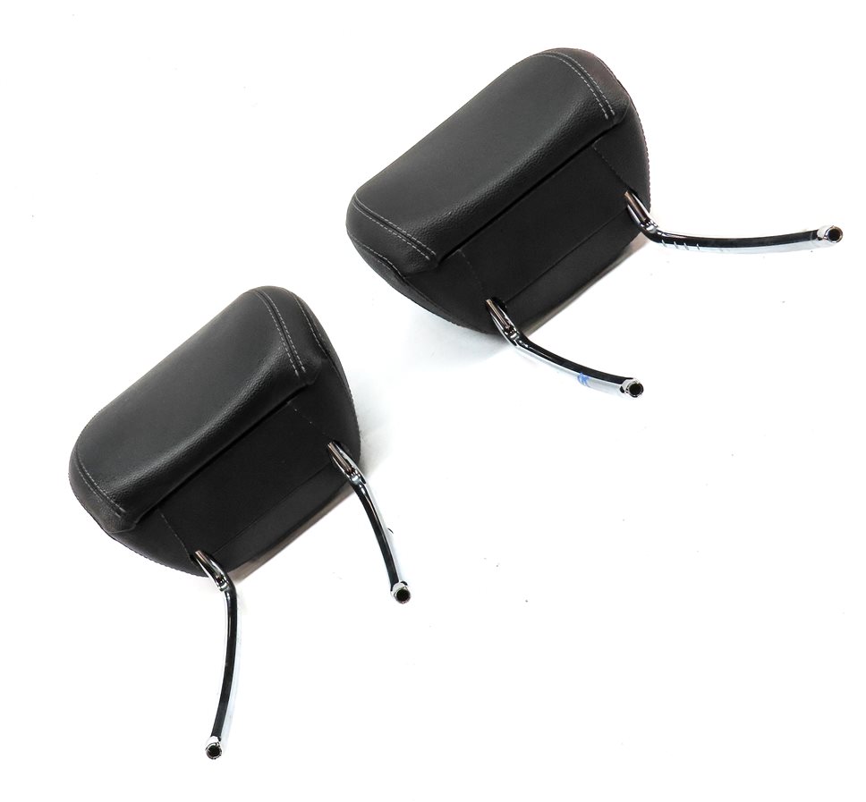Thumbnail 3: 12-13 MERCEDES GL ML (W166 X166) FRONT LEFT & RIGHT SEAT HEADREST SET 2 (Black)