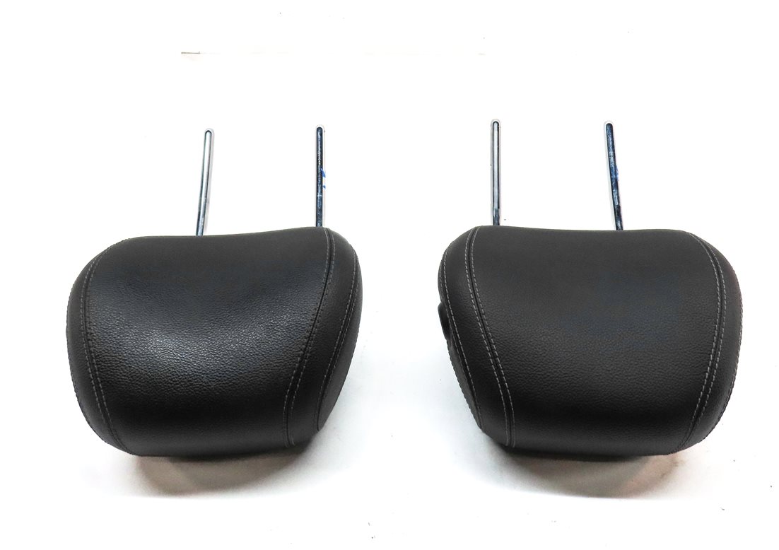 Thumbnail 4: 12-13 MERCEDES GL ML (W166 X166) FRONT LEFT & RIGHT SEAT HEADREST SET 2 (Black)