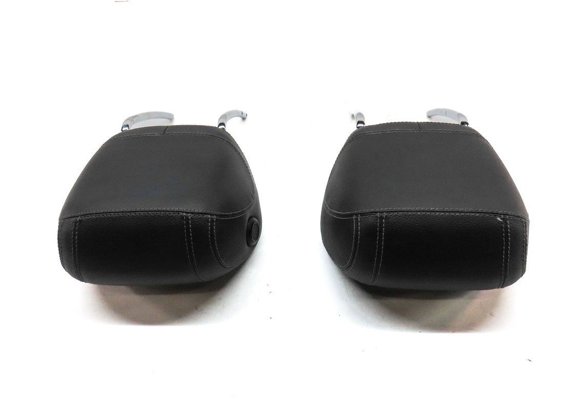 Thumbnail 5: 12-13 MERCEDES GL ML (W166 X166) FRONT LEFT & RIGHT SEAT HEADREST SET 2 (Black)