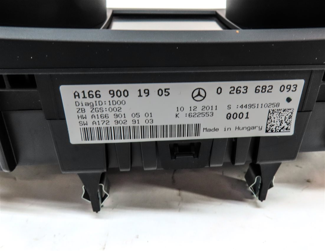 Thumbnail 7: 2012 MERCEDES ML350 ML550 (W166) SPEEDOMETER INSTRUMENT GAUGE CLUSTER MPH (130k)