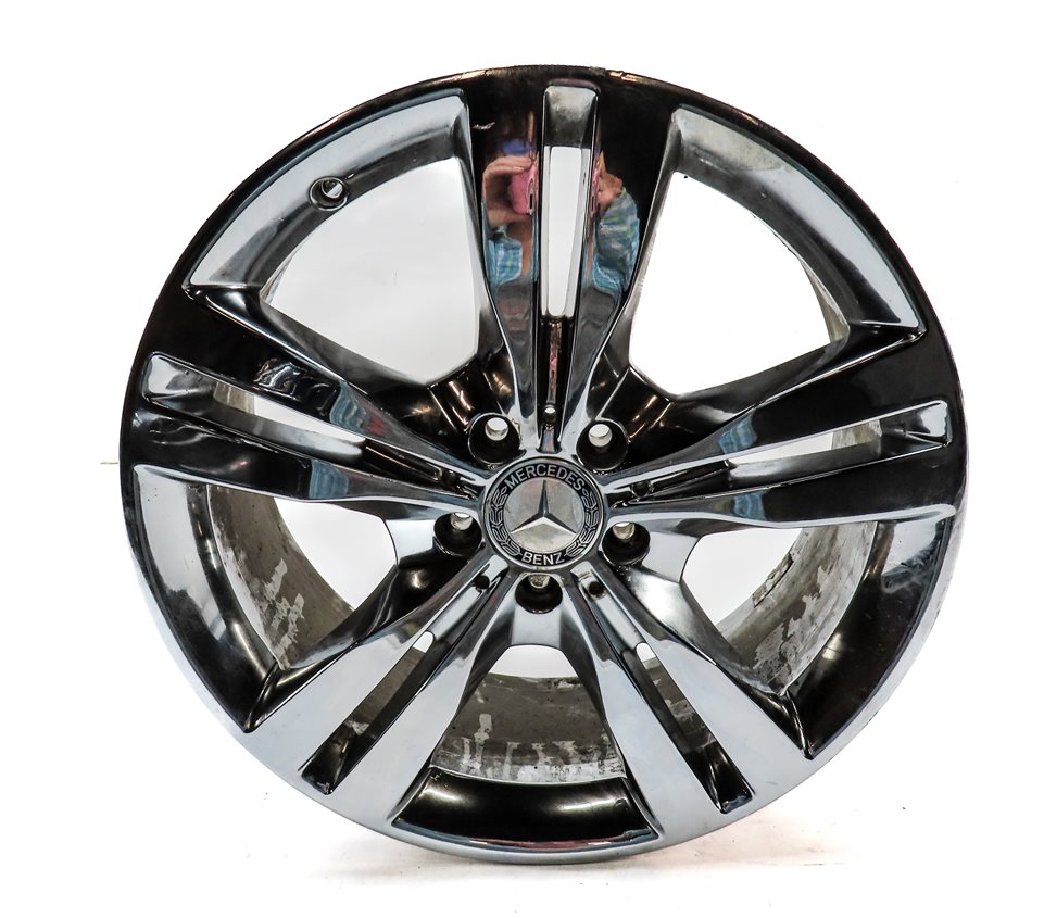 Thumbnail 2: 2012-2014 MERCEDES ML350 (W166) 19x8 - 5 DOUBLE SPOKE ALUMINUM ALLOY WHEEL RIM