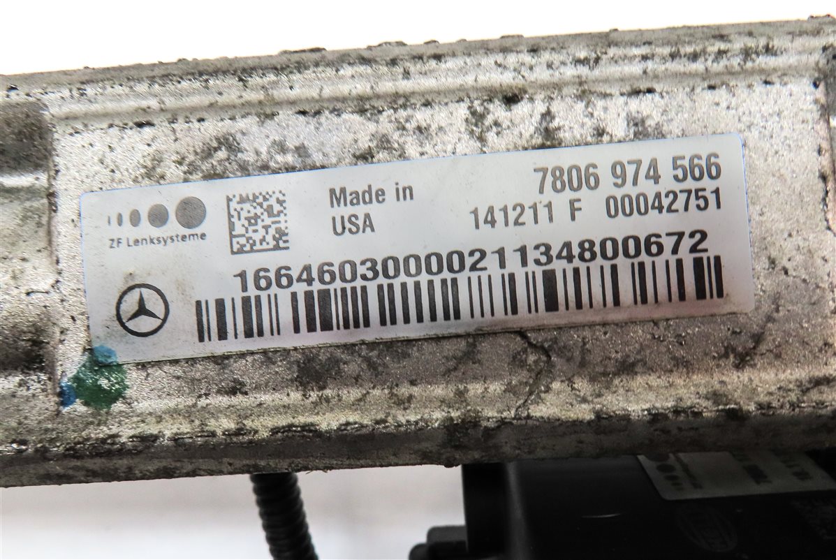 Thumbnail 5: 2012 MERCEDES ML350 ML550 (W166) POWER STEERING GEAR RACK & PINION ASSEMBLY