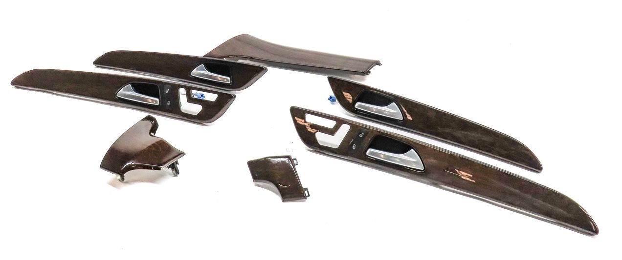 12 MERCEDES ML350 W166 INTERIOR DASH CENTER CONSOLE DOOR TRIM SET/7 (Eucalyptus)