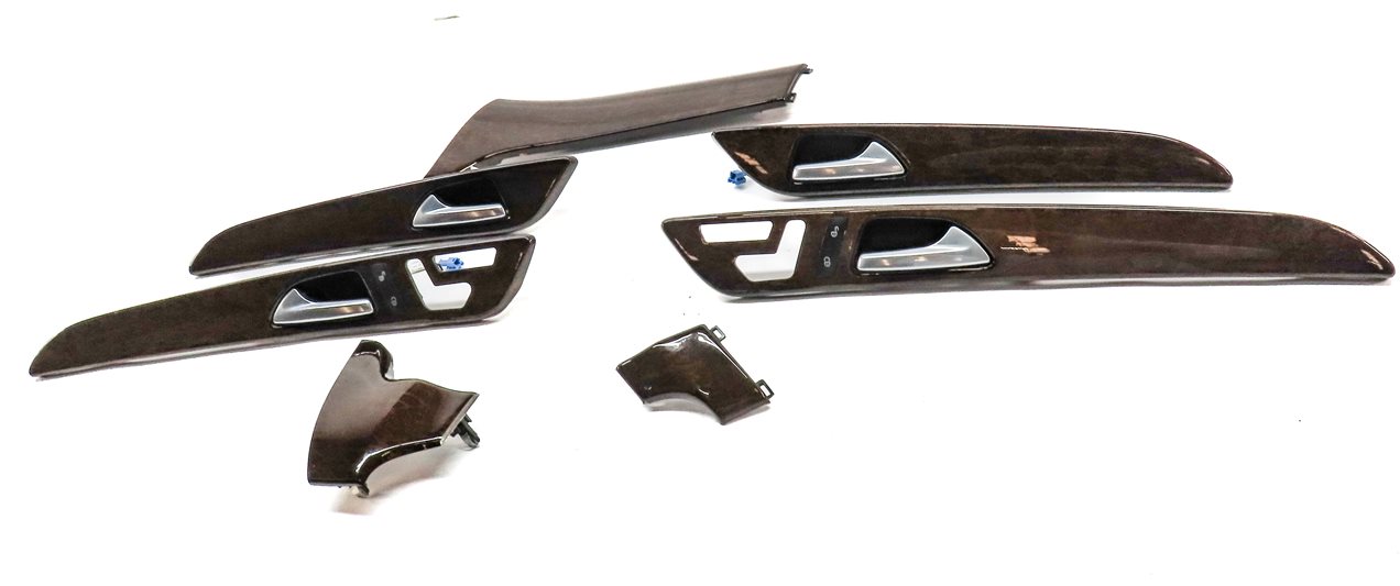 Thumbnail 2: 12 MERCEDES ML350 W166 INTERIOR DASH CENTER CONSOLE DOOR TRIM SET/7 (Eucalyptus)