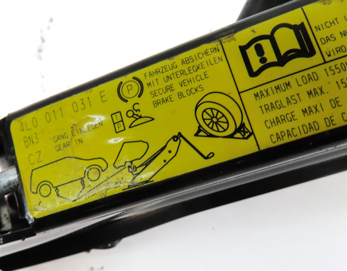 Thumbnail 12: 2013-2015 AUDI Q7 (4L) EMERGENCY SPARE TIRE CAR LIFT JACK LUG WRENCH TOOL KIT