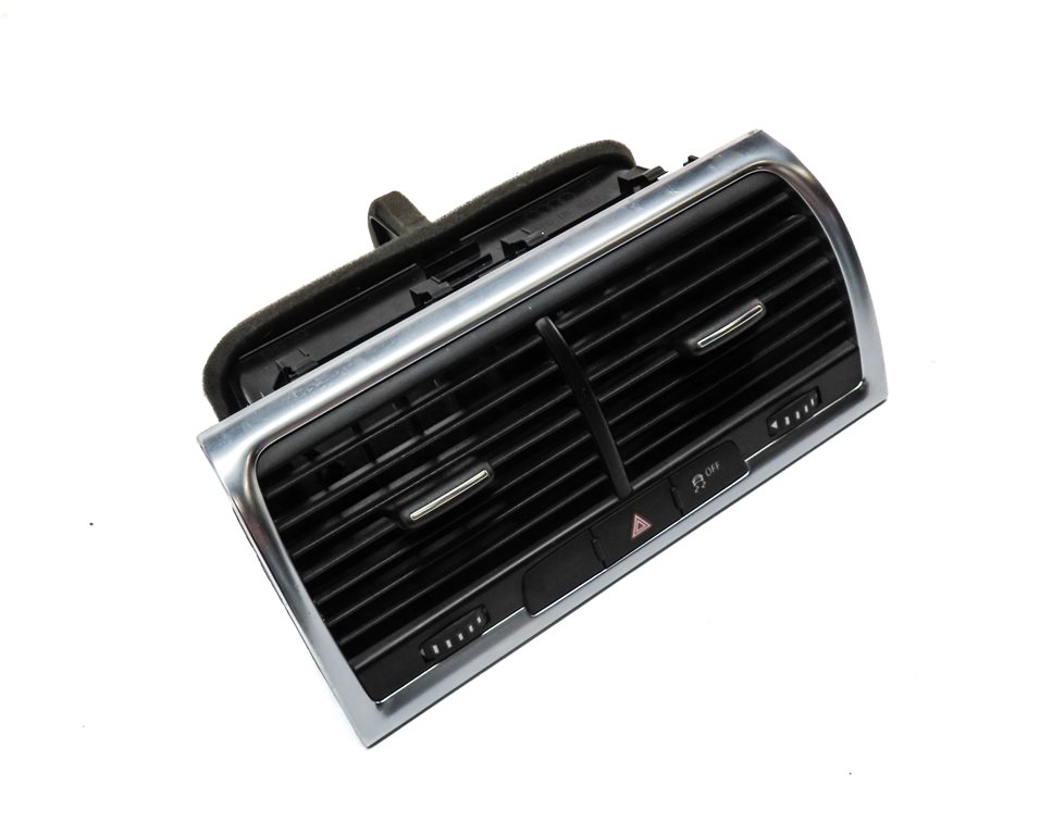 Thumbnail 3: 2014 AUDI Q7 (4L) FRONT CENTER DASH HEAT AIR AC HVAC DUAL VENT (Black)