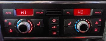 Thumbnail 2: 2013-2015 AUDI Q7 (4L) HEATER AC TEMPERATURE CLIMATE CONTROL PANEL (HEATED SEAT)