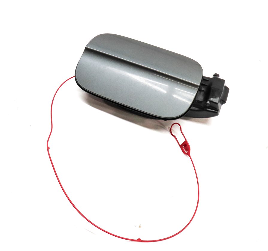 2010-2015 AUDI Q7 (4L) FUEL TANK DOOR LID COVER TRIM w/ HOUSING (Gray)
