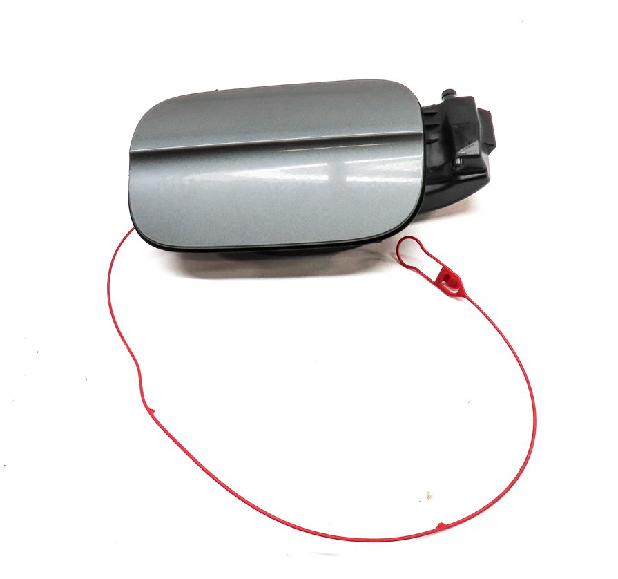 Thumbnail 2: 2010-2015 AUDI Q7 (4L) FUEL TANK DOOR LID COVER TRIM w/ HOUSING (Gray)