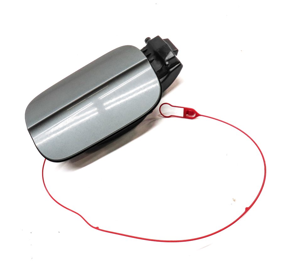 Thumbnail 3: 2010-2015 AUDI Q7 (4L) FUEL TANK DOOR LID COVER TRIM w/ HOUSING (Gray)