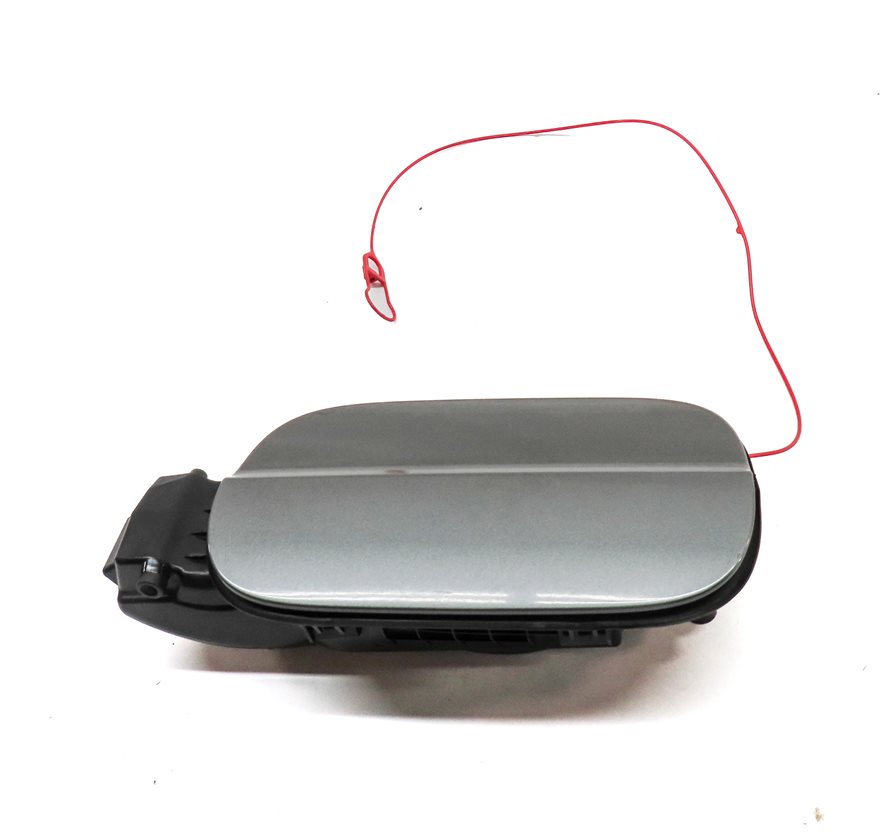 Thumbnail 4: 2010-2015 AUDI Q7 (4L) FUEL TANK DOOR LID COVER TRIM w/ HOUSING (Gray)