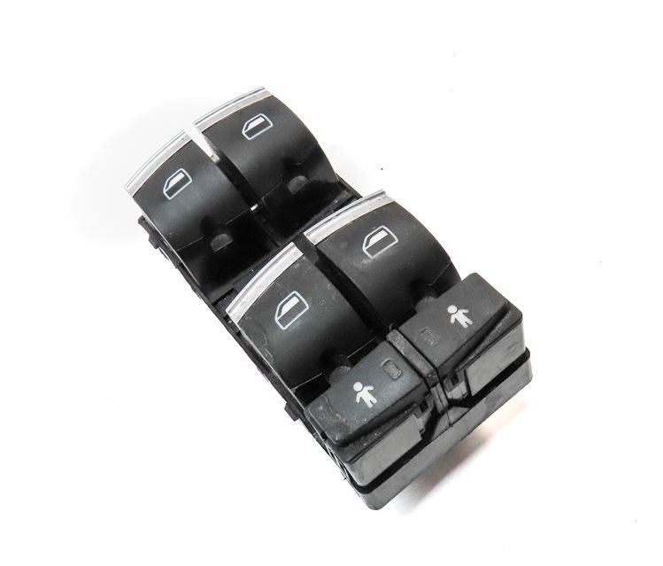 Thumbnail 3: 2011-2015 AUDI Q7 (4L) LEFT DRIVER MASTER POWER WINDOW SWITCH w/ CHILD LOCK