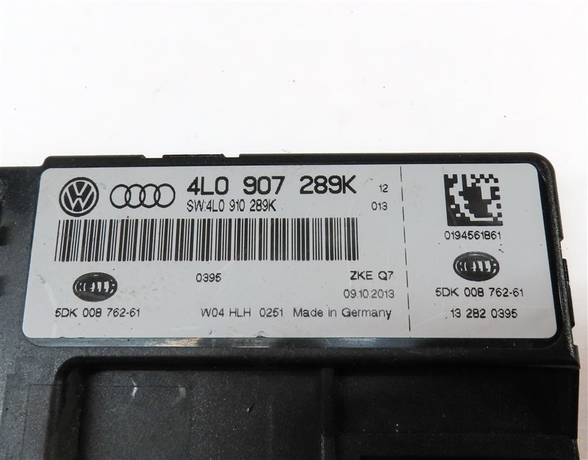 Thumbnail 14: 13-15 AUDI Q7 (4L) 3.0L CTWB SUPERCHARGED ENGINE BCM IMMOBILIZER MODULE KEY SET