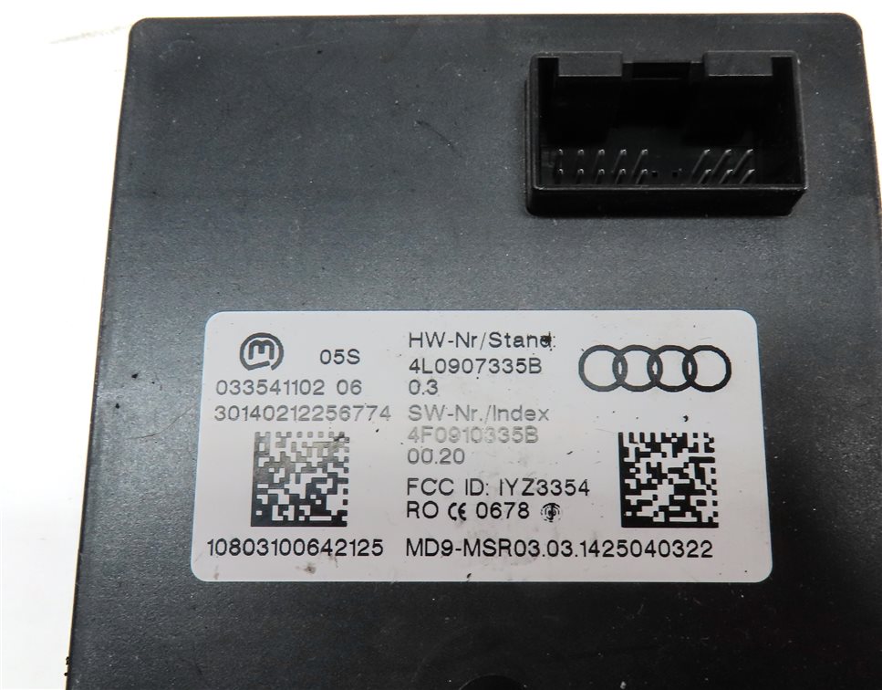 Thumbnail 16: 13-15 AUDI Q7 (4L) 3.0L CTWB SUPERCHARGED ENGINE BCM IMMOBILIZER MODULE KEY SET