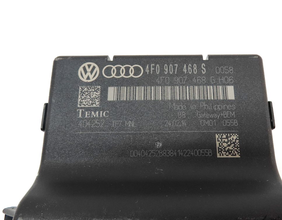 Thumbnail 17: 13-15 AUDI Q7 (4L) 3.0L CTWB SUPERCHARGED ENGINE BCM IMMOBILIZER MODULE KEY SET