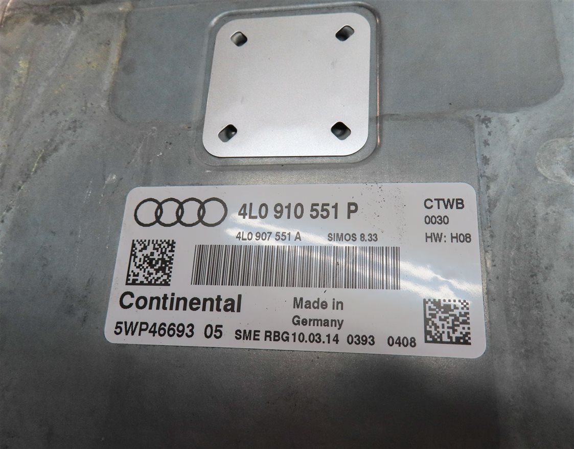 Thumbnail 20: 13-15 AUDI Q7 (4L) 3.0L CTWB SUPERCHARGED ENGINE BCM IMMOBILIZER MODULE KEY SET