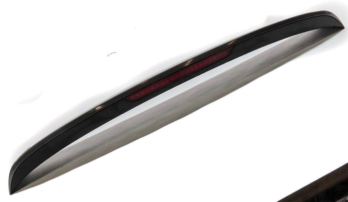 Thumbnail 3: 2007-2015 AUDI Q7 (4L) REAR SPOILER WING w/ 3rd THIRD BRAKE LIGHT LAMP (Gray)