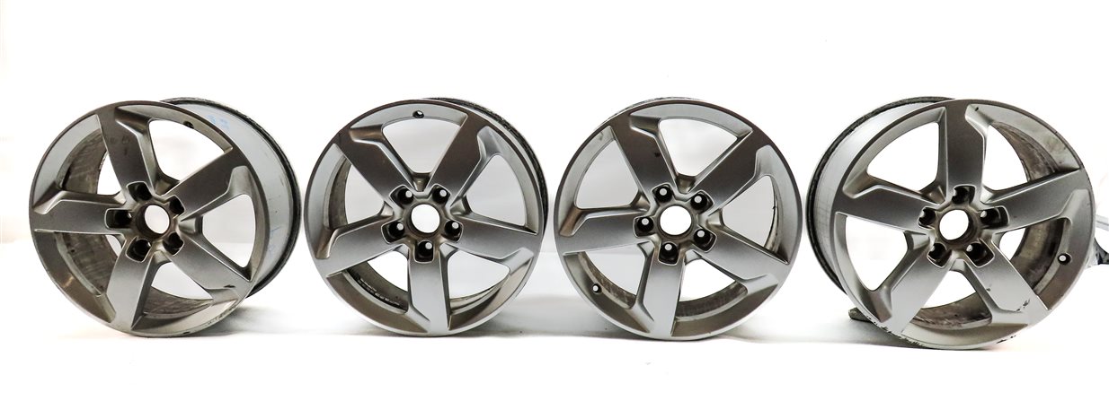 Thumbnail 2: 2014-2015 AUDI Q7 (4L) 19x8.5 ALUMINUM ALLOY 5-SPOKE WHEEL RIM SET/4