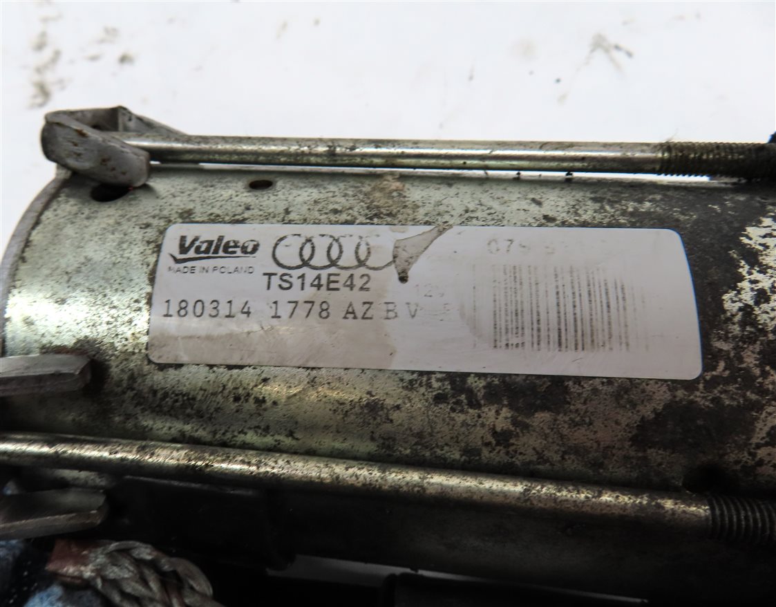 Thumbnail 7: 2010-2017 AUDI A5 A6 A7 Q5 Q7 S4 S5 (B8 8K 8R 8T C7 4G8 4L) ENGINE STARTER MOTOR