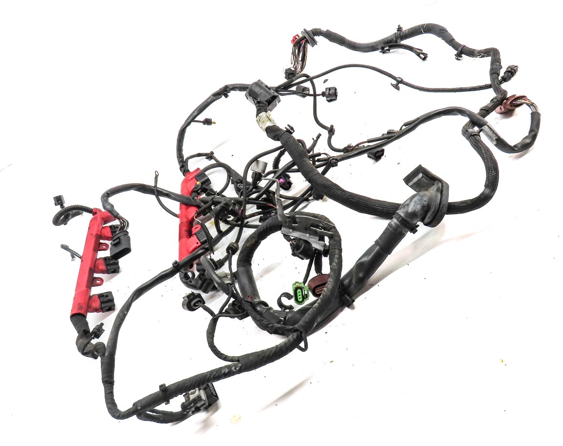 Thumbnail 3: 2014 AUDI Q7 (4L) 3.0L SUPER (CTWB) ENGINE MOTOR WIRE WIRING HARNESS LOOM