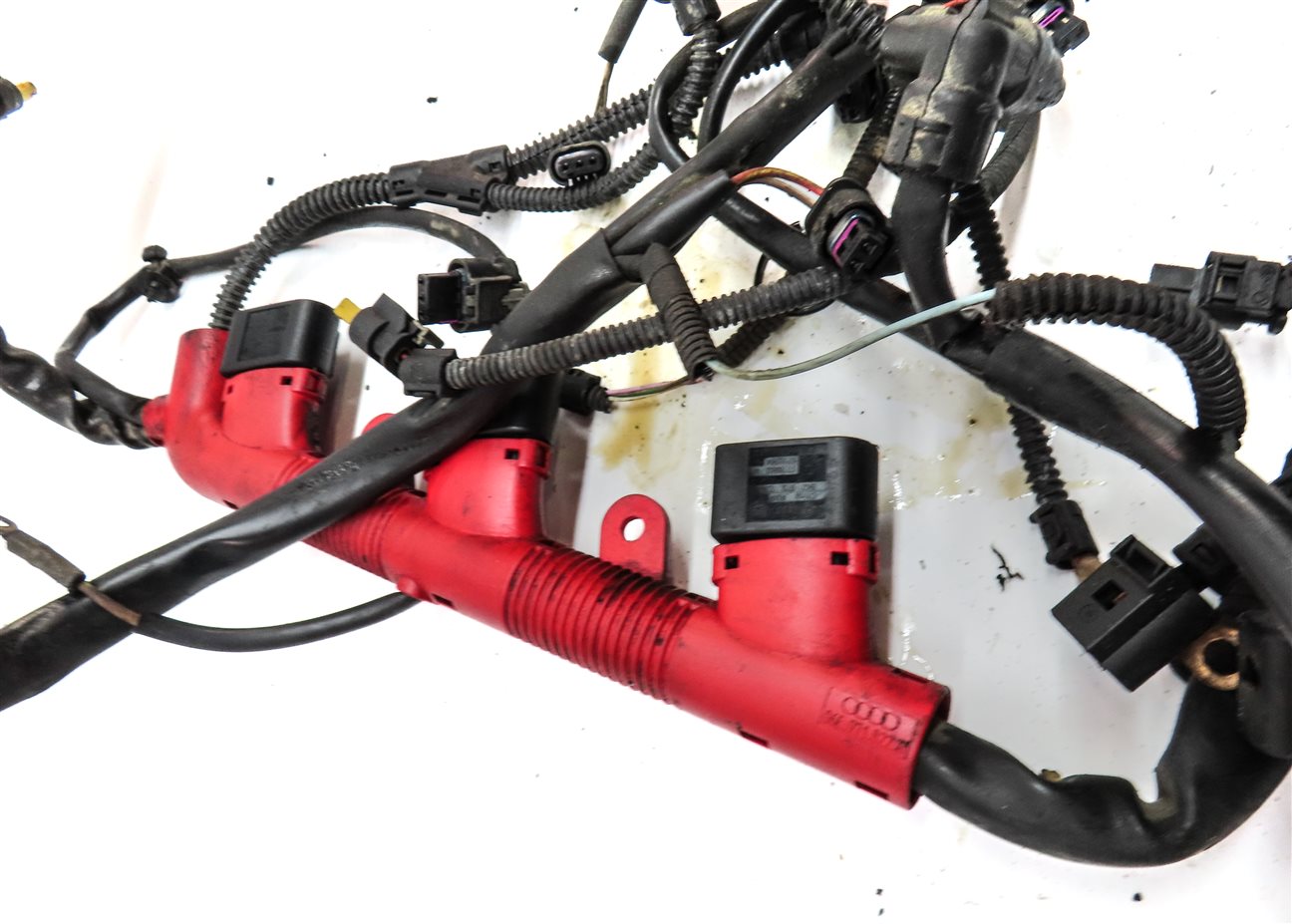 Thumbnail 5: 2014 AUDI Q7 (4L) 3.0L SUPER (CTWB) ENGINE MOTOR WIRE WIRING HARNESS LOOM